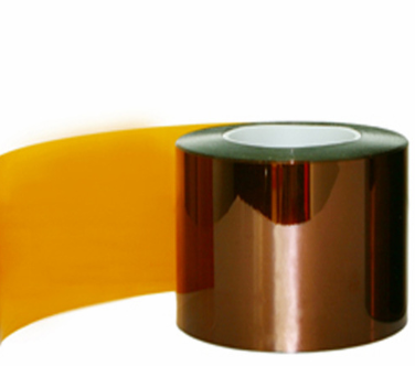 Close-up view of 50μm Kapton tape