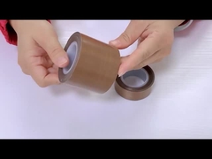 PTFE-Glasfaserteppich für Vakuumsiegel 0,13 ~ 0,25 mm Haftstahl 5,5 N / 25 mm
