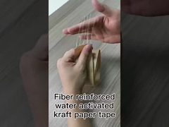 Wasseraktiviertes Kraftpapierband aus Glasfaser für schwere Verpackungen