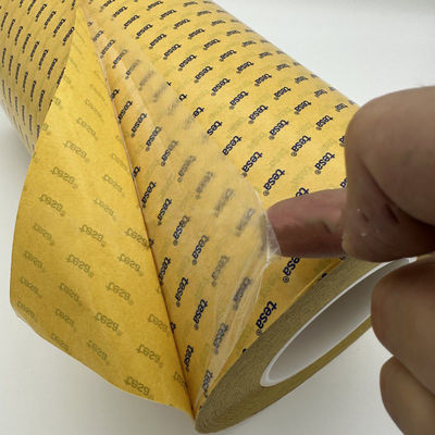 kaufen TESA 68594 Durchsichtiges, feuchtigkeitsbeständiges, hochviskoses, doppelseitiges Klebstoff PET-Folienteppich zum Druckschneiden Online-Herstellung