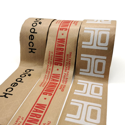 kaufen Custom printed LOGO reinforced Water-activated  kraft paper tape online manufacture