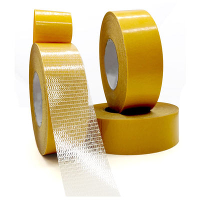 kaufen Double-sided long filament adhesive tape mesh glass fiber carpet tape online manufacture