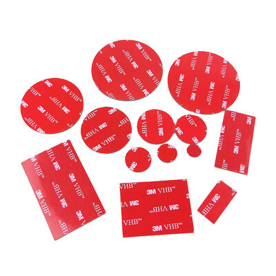 kaufen 3M™ VHB™ 5952 gestanztes wasserdichtes Klebeband - 1,1 mm schwarzes Acrylschaum-doppelseitiges Klebeband Online-Herstellung