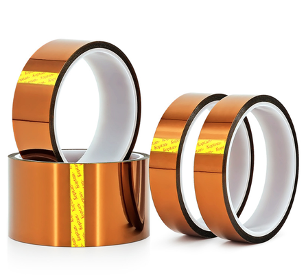 kaufen Kapton-Polyimid-Klebeband 50 Mikrometer Dicke Silikonklebeband für elektrische Isolierung, Hitzeschutz und SMT-PCB-Maskierung Online-Herstellung