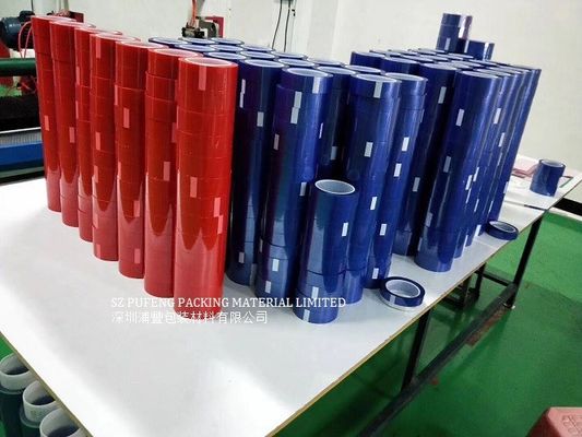 kaufen 66m 220 Grad-hitzebeständiger Klebstreifen, druckempfindliches Polyester-selbsthaftendes Kreppband online manufacture
