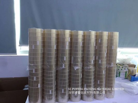 kaufen Boden-Markierungs-Band des Mikrometer-35 Micron-70, klebendes Verpackenacrylsauerband BOPP on-line-Fertigung