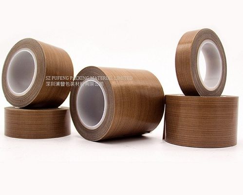 kaufen einfacher 0.22mm glatter Oberflächen-PTFE Glasklebstreifen säubern on-line-Fertigung
