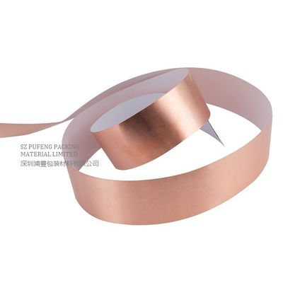 kaufen 300cm 82FT kupfernes Band EMI Shielding, Simplex-Kupfer-Isolierungs-Band on-line-Fertigung