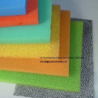 kaufen Polyurethan-Schaum-Filter 20PPI 25PPI, 40mm Aktivkohle-Schwamm-Filter on-line-Fertigung