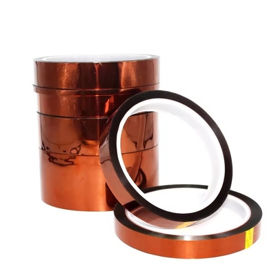 Amberfestes Polyimidband mit Silikon-Klebstoff Kapton-Band Dicke 0,06 mm Temperaturwiderstand