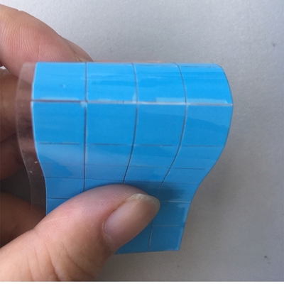 0.5MM Dicke Lithiumbatterie Blaue Farbe Weiches Wärmeleitendes Silikon Pad