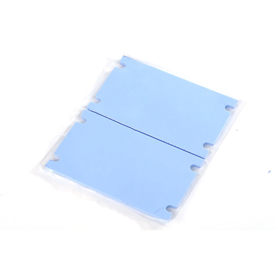 0.3~10mm 2,5 W/m·K Blaue Farbe LED-Lichtdämmung Siliconeblech