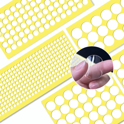 1 mm Dicke Doppelseitiges Nanoband Transparente Farbe Entfernbarer Druckschnitt zum Stecken