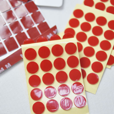 Durchsichtige doppelseitige Akrylkreisform Glue Dot Hochzeit Unsichtbares Design