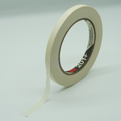 3M 201+/200 Texturpapierband Weißes Hitzebeständiges 93°C Auto-Spray-Bemalband
