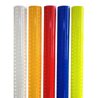 Diamond-Grade Reflective Film for Traffic Signs and Road Safety with Full-Cube Prismatic Reflection