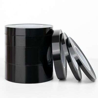 0.06mm schwarzes Kaptonband Silikon Klebeband