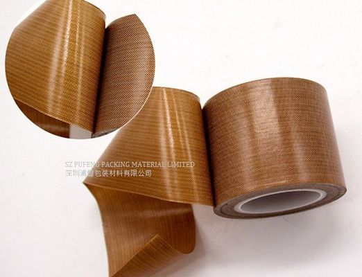 Beständiges selbstklebendes PTFE Band 0.13mm Brown-hoher Temperatur