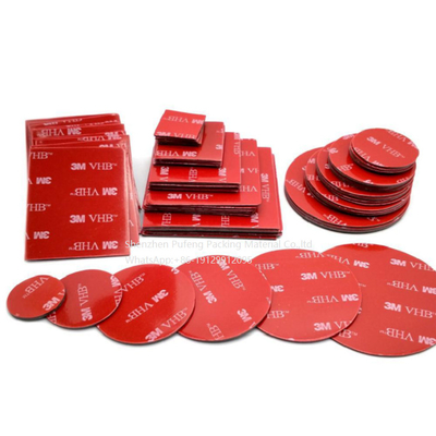 Doppeltes versah gestempelschnittener Acrylklebstreifen 3M Slitting Waterproof mit Seiten